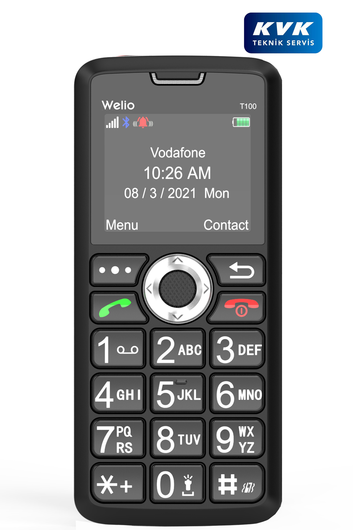 Welio T100 KVK Garantili Tuşlu Cep Telefonu - Görsel 2