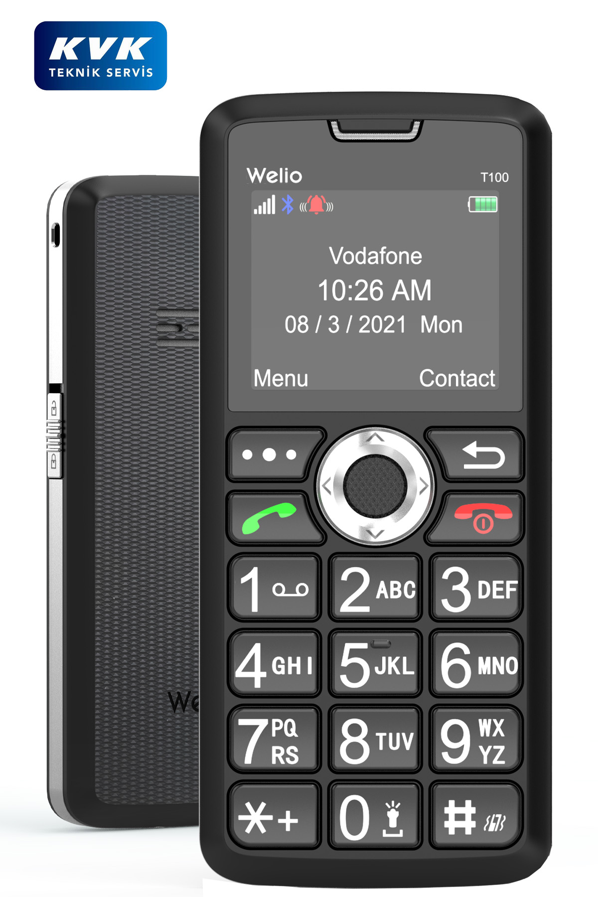 Welio T100 KVK Garantili Tuşlu Cep Telefonu